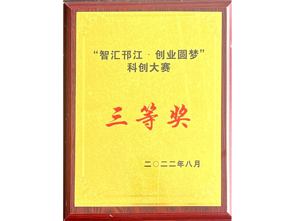 科创大赛三等奖